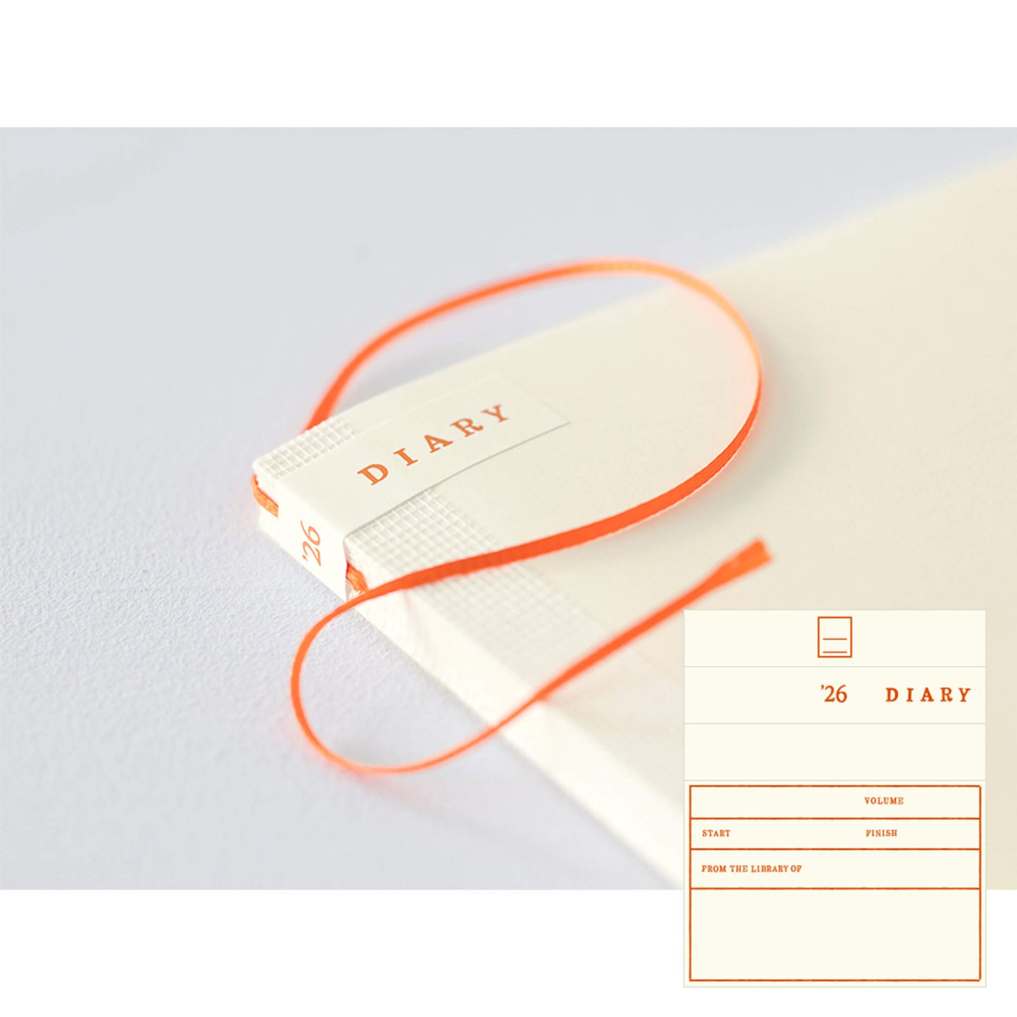 [PRE - ORDER] Midori MD Notebook Diary 2026 Monthly Block & 8 - section Ruled Memo B6 Slim - 2026 Diaries & Planners