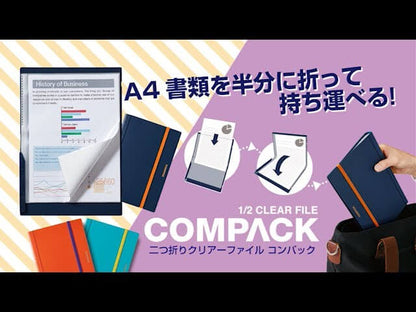 King Jim COMPACK Foldable Clear File A4 [Presentationsmapp]
