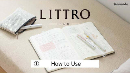 Kanmido Littro Roll Sticky Notes - Botanical