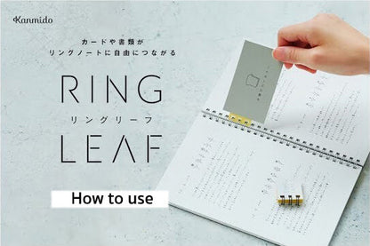 Kanmido Ring Leaf Twin-Ring Notebook Connector