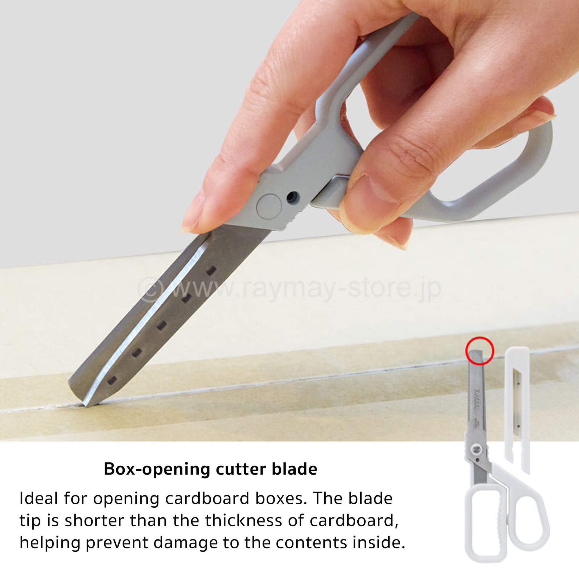 Raymay ZACCC Multi - Function Scissors - Standard - Blue Gray - Paper Cutters & Scissors