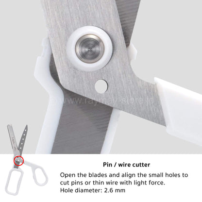 Raymay ZACCC Multi - Function Scissors - Standard - Blue Gray - Paper Cutters & Scissors