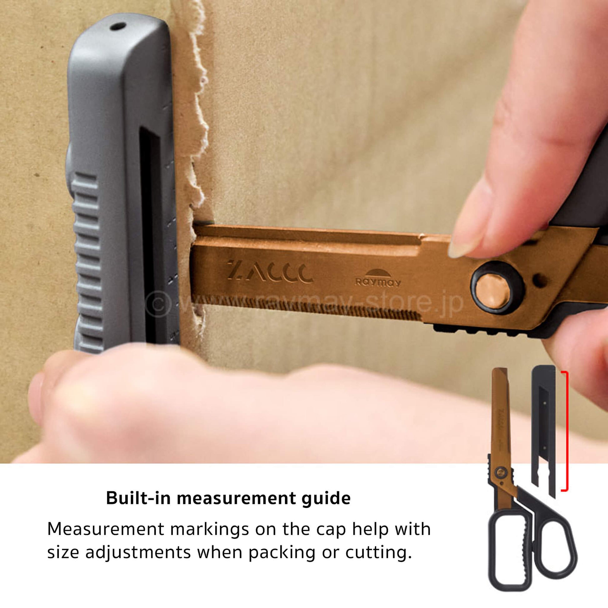 Raymay ZACCC Multi - Function Scissors - Titanium - Coated - Dark Gray - Paper Cutters & Scissors