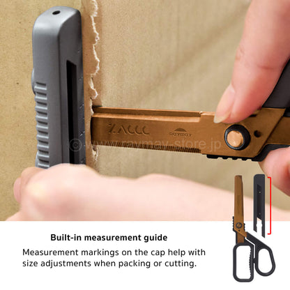 Raymay ZACCC Multi - Function Scissors - Titanium - Coated - Dark Gray - Paper Cutters & Scissors