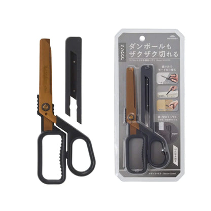 Raymay ZACCC Multi - Function Scissors - Titanium - Coated - Dark Gray - Paper Cutters & Scissors