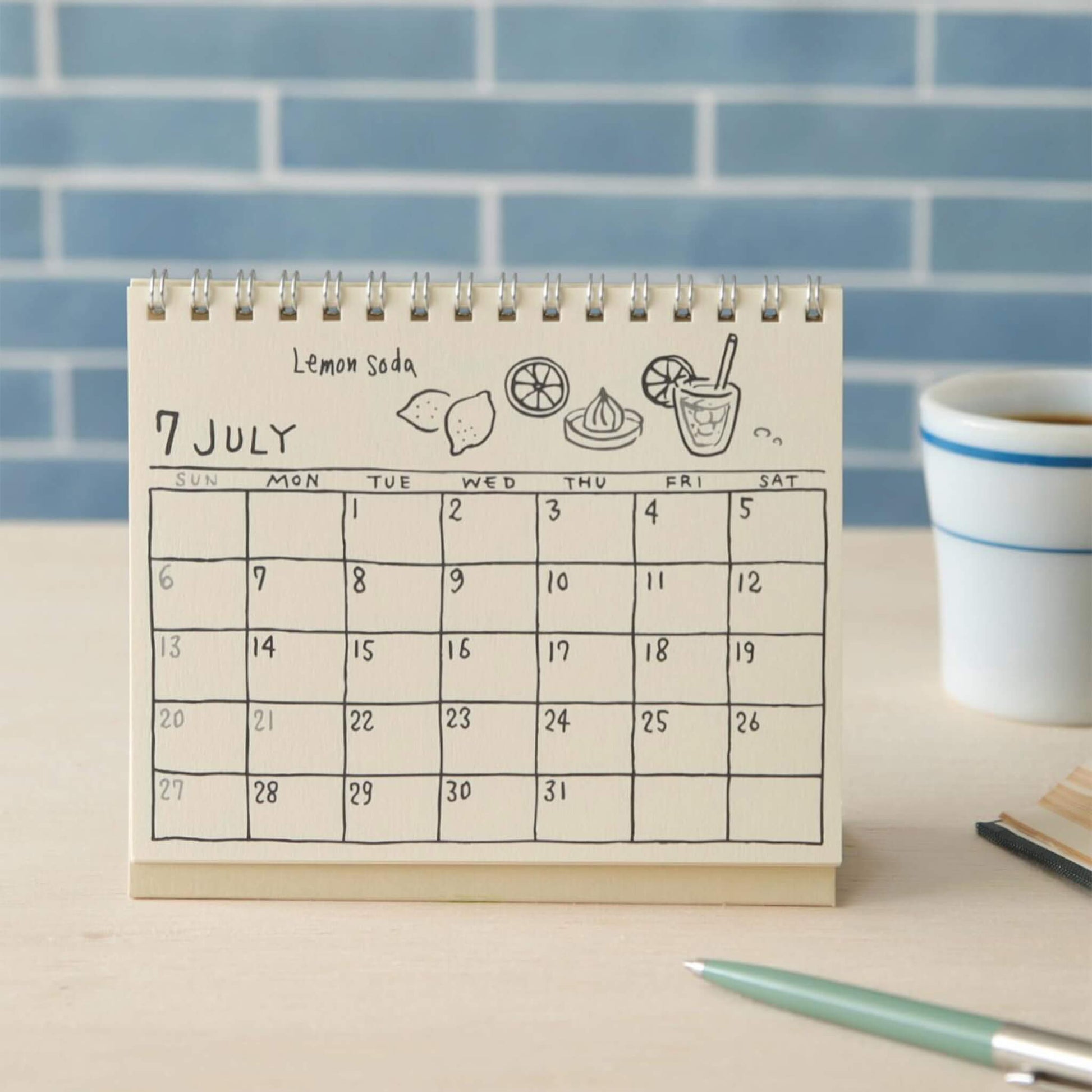 Ryu - Ryu 2025 Desk Calendar Illustration - Calendars