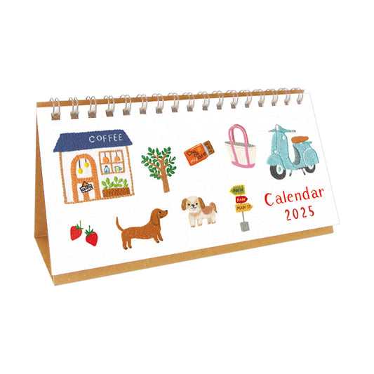 Ryu - Ryu 2025 Embroidery Desk Calendar - Calendars