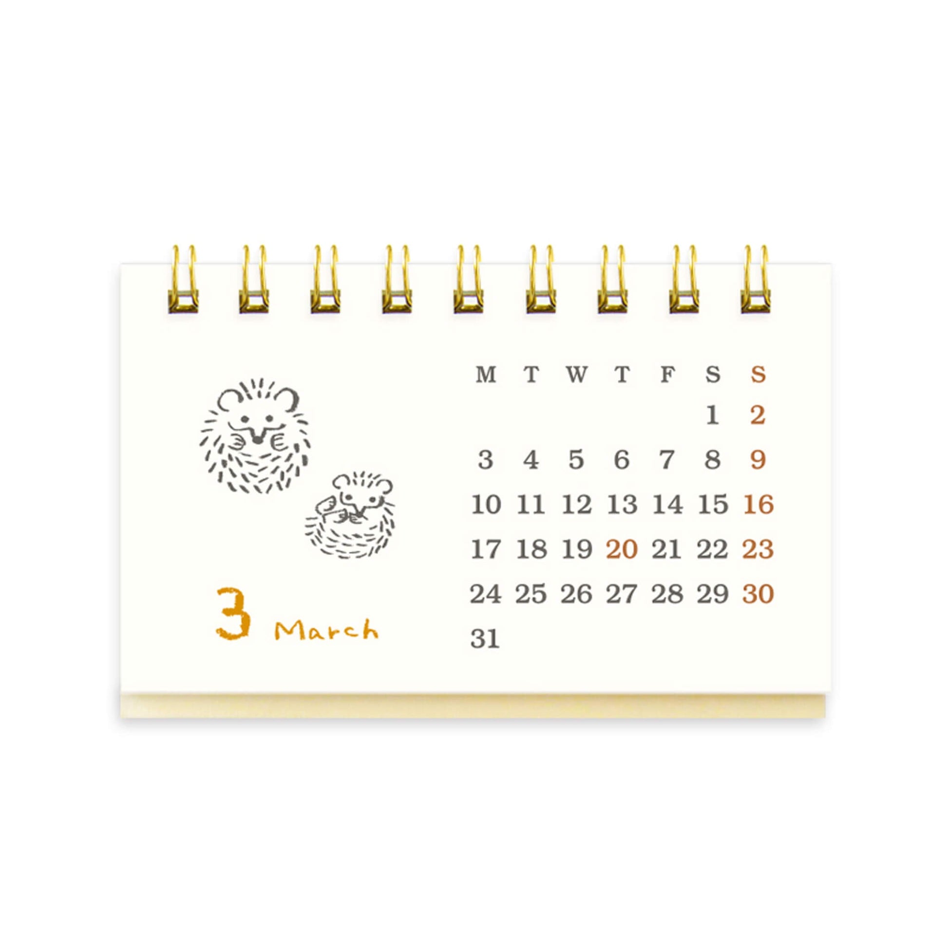 Ryu - Ryu 2025 Mini Desk Calendar Animal Parade - Calendars