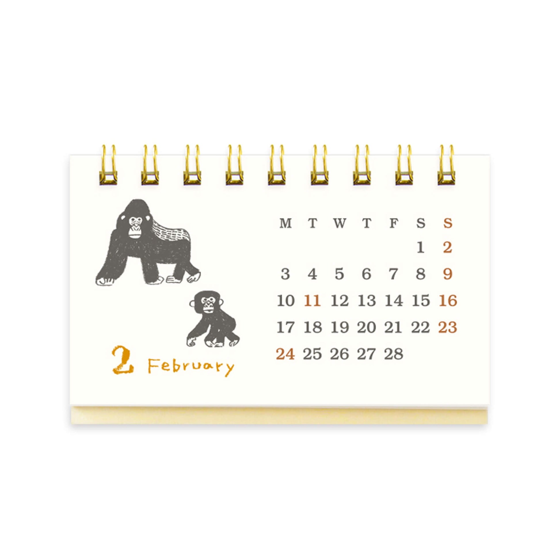 Ryu - Ryu 2025 Mini Desk Calendar Animal Parade - Calendars