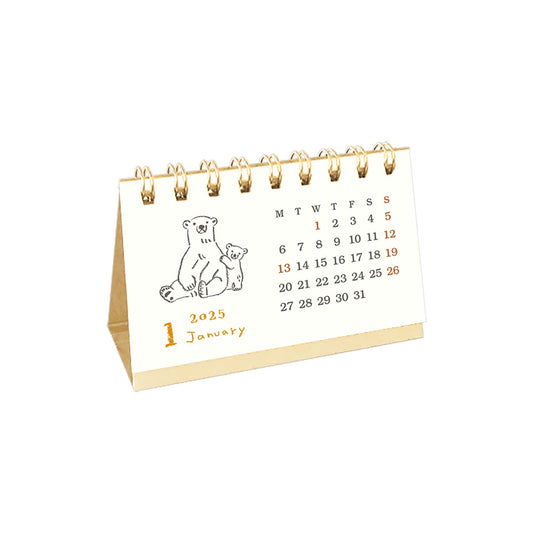 Ryu - Ryu 2025 Mini Desk Calendar Animal Parade - Calendars