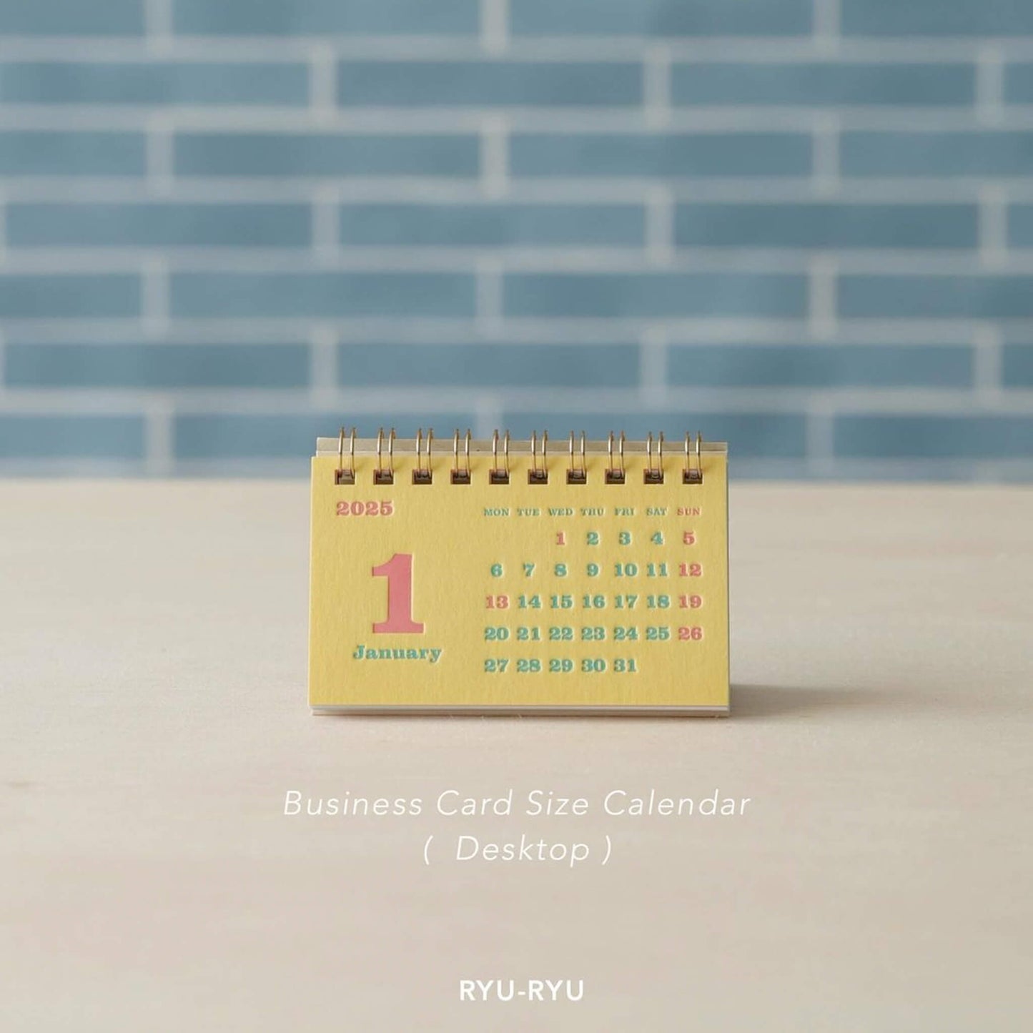 Ryu - Ryu 2025 Mini Desk Calendar Graphic - Calendars