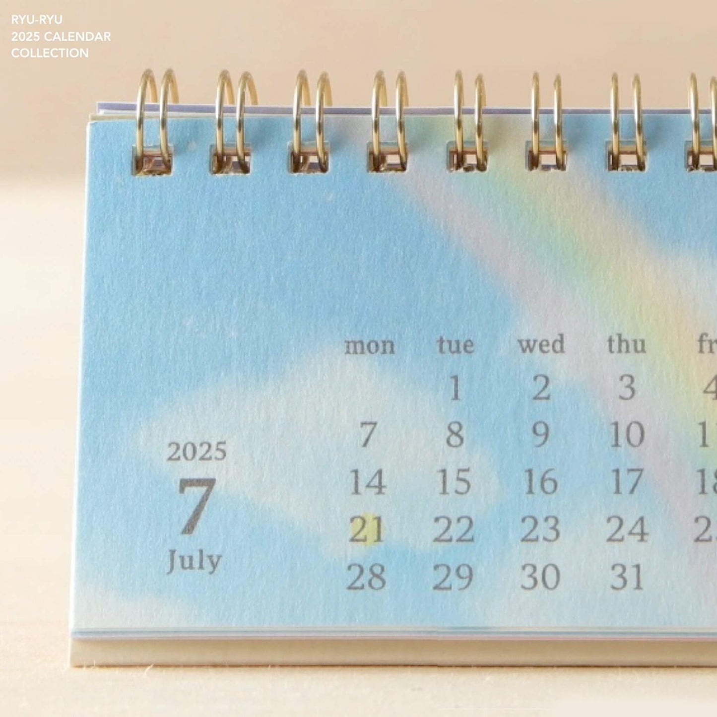 Ryu - Ryu 2025 Mini Desk Calendar Sky Time - Calendars