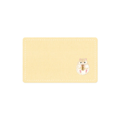 Ryu - Ryu Embroidered Message Cards Pack of 8 - Hamster - Mini Card