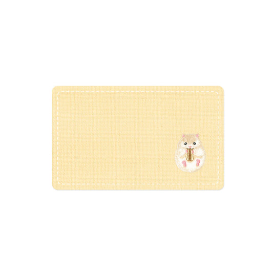 Ryu - Ryu Embroidered Message Cards Pack of 8 - Hamster - Mini Card