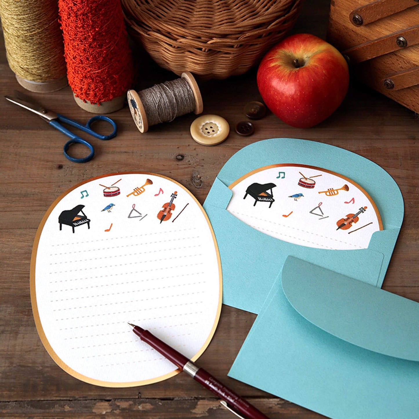 Ryu - Ryu Embroidery Series Letter Set - Music - Letter Writing Sets