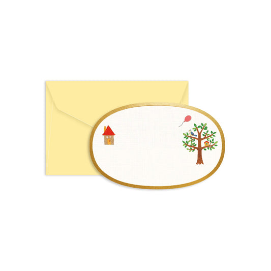 Ryu - Ryu Embroidery Series Mini Message Card Set - House - Mini Cards