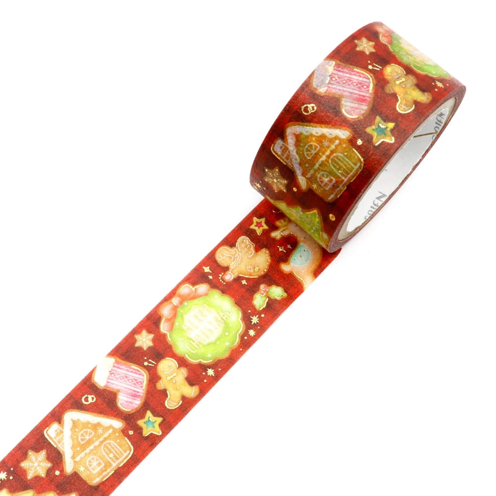 Saien Foil Washi Tape 2024 Christmas Limited - Icing Cookies - Washi Tapes