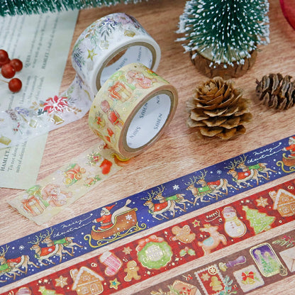 Saien Foil Washi Tape 2024 Christmas Limited - Icing Cookies - Washi Tapes