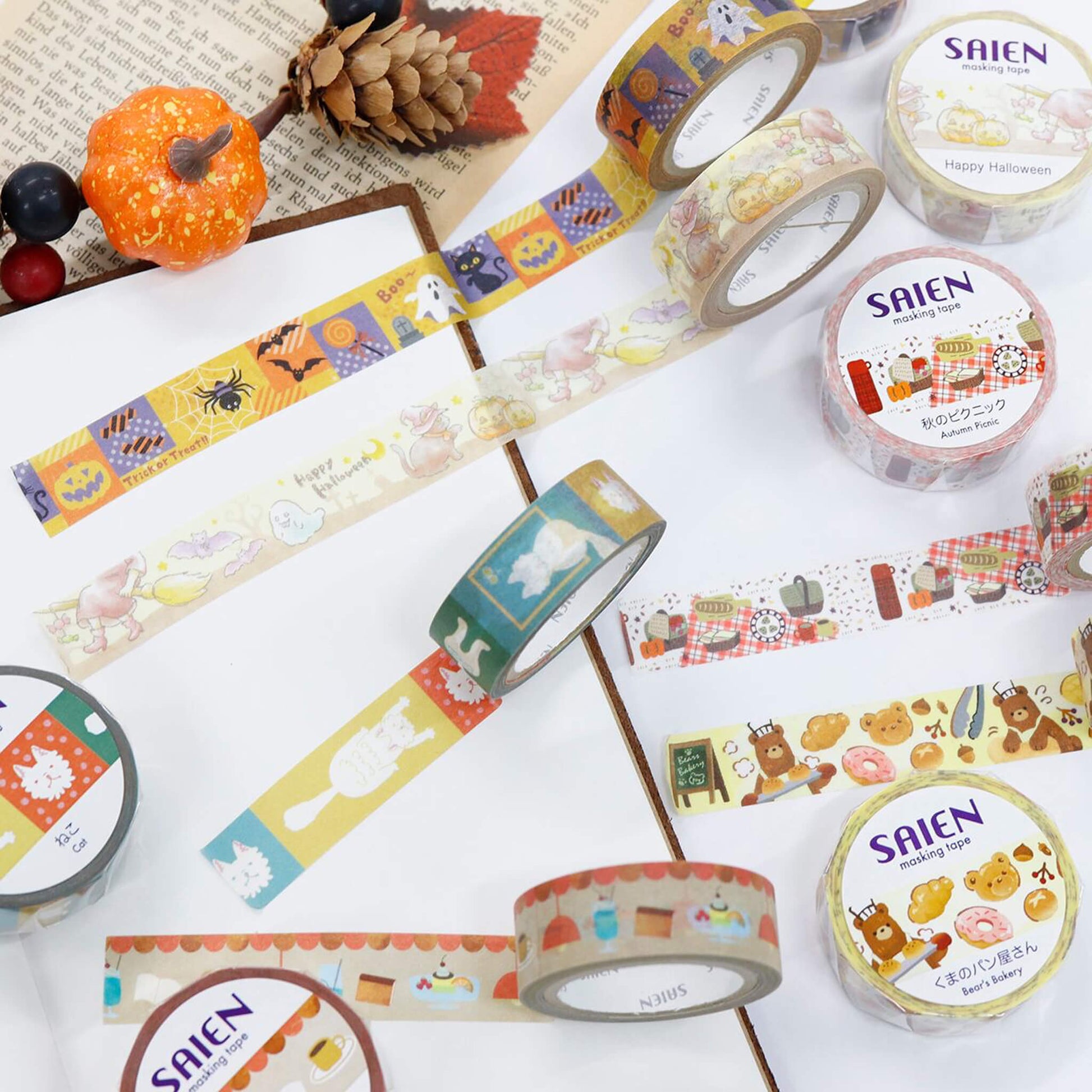 Saien Halloween Washi Tape - Happy Halloween - Washi Tapes