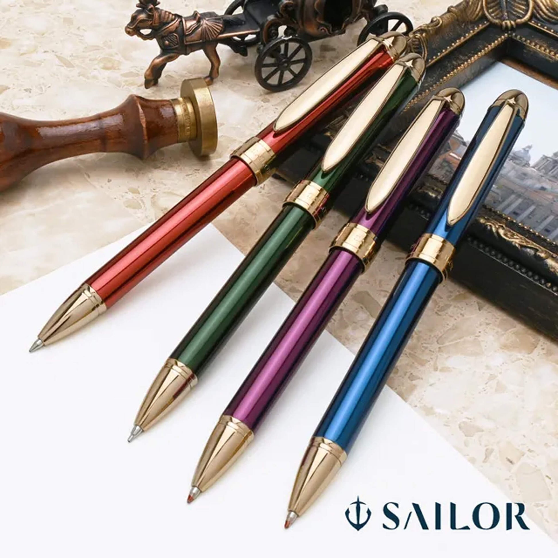 Sailor Pensiero Verita S Multi Pen - Red - Multi - Functional Pens