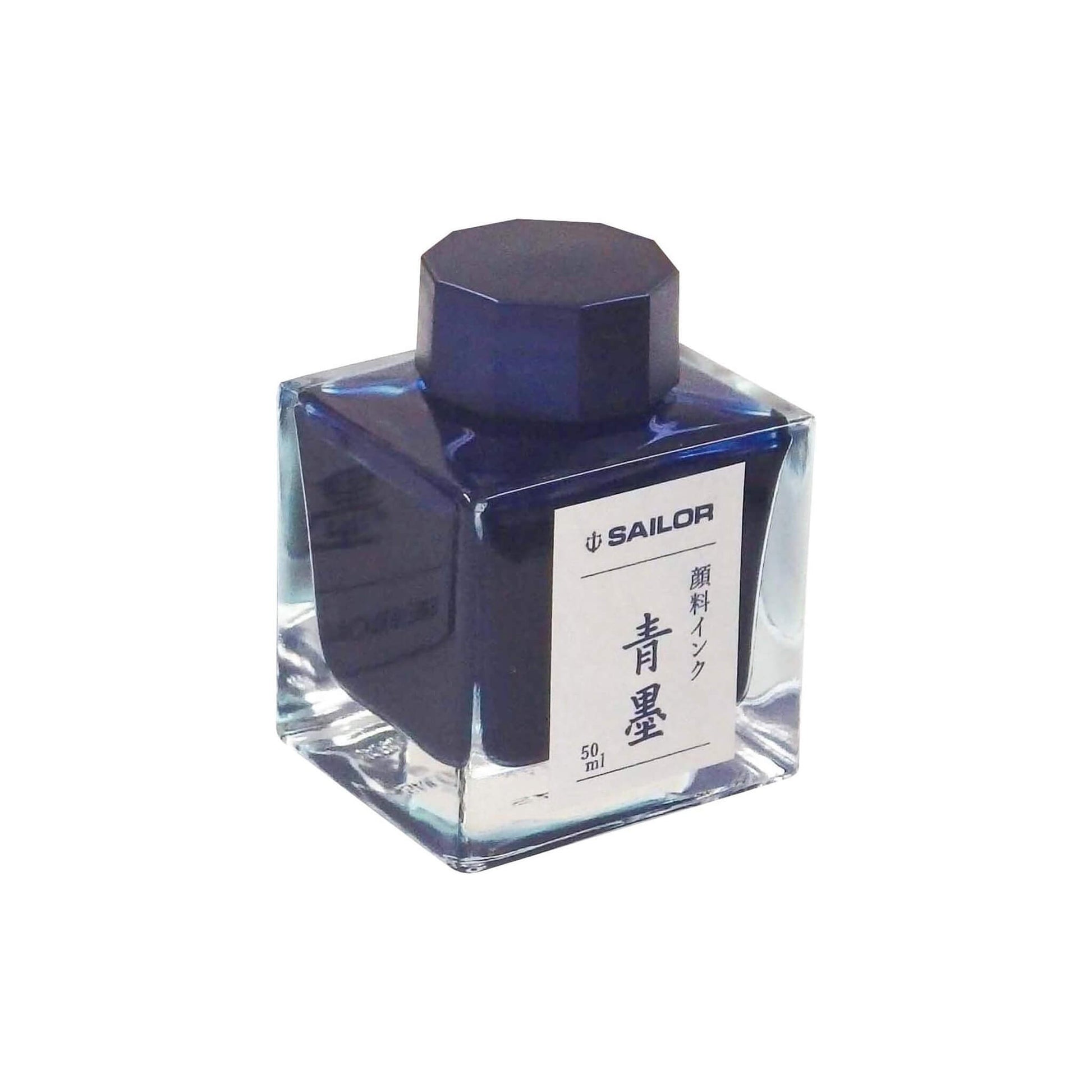 Sailor Seiboku Bottled Pigment Fountain Pen Ink 50ml (Blue-Black) - Bottled Ink