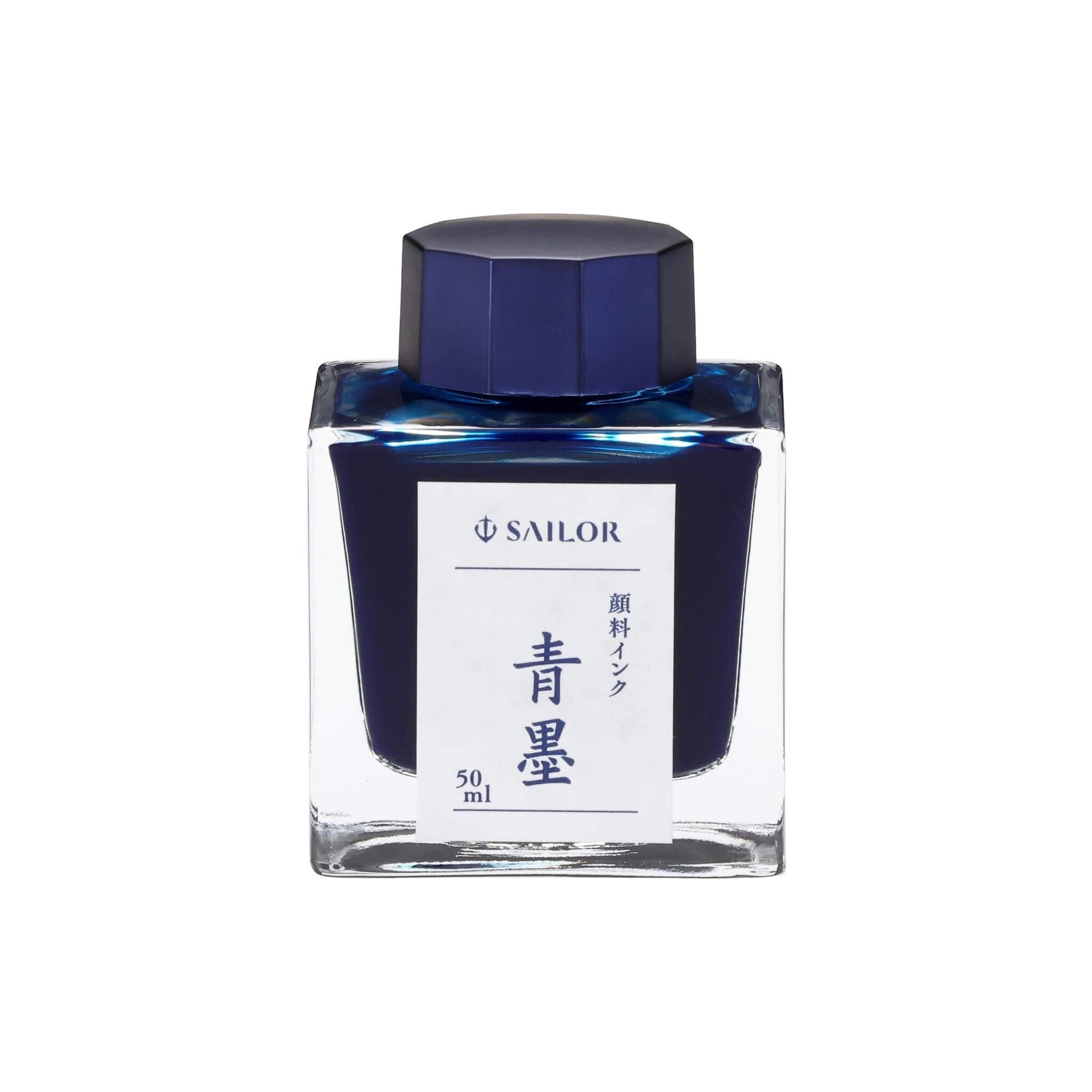 Sailor Seiboku Bottled Pigment Fountain Pen Ink 50ml (Blue-Black) - Bottled Ink