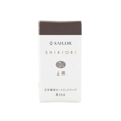 Sailor Shikiori Doyou Fountain Pen Ink Cartridge - 8 - pcs in Paper Box (New Packing) - Ink Cartridge