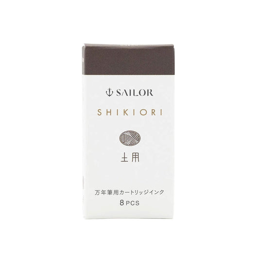 Sailor Shikiori Doyou Fountain Pen Ink Cartridge - 8 - pcs in Paper Box (New Packing) - Ink Cartridge