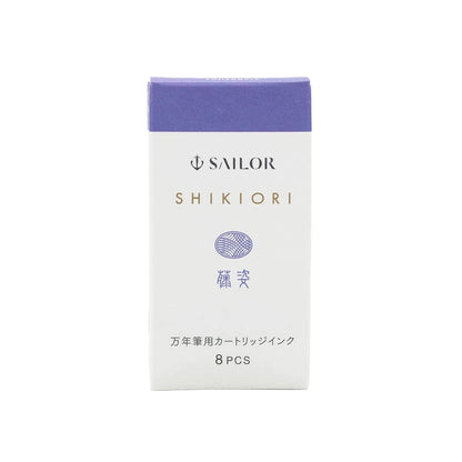 Sailor Shikiori Fujisugata Fountain Pen Ink Cartridge - 8 - pcs in Paper Box (New Packing) - Ink Cartridge