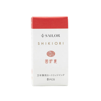 Sailor Shikiori Irori Fountain Pen Ink Cartridge - 8 - pcs in Paper Box (New Packing) - Ink Cartridge