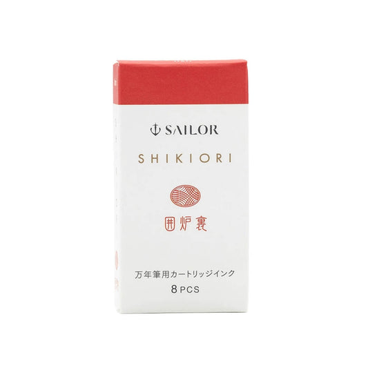Sailor Shikiori Irori Fountain Pen Ink Cartridge - 8 - pcs in Paper Box (New Packing) - Ink Cartridge