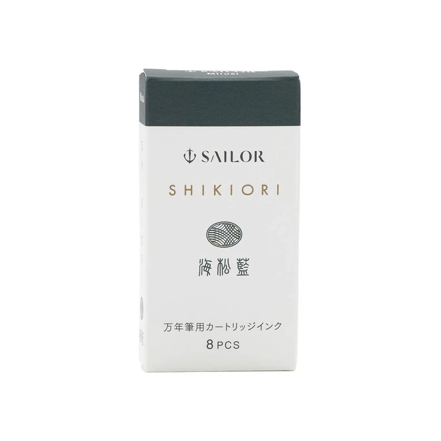 Sailor Shikiori Miruai Fountain Pen Ink Cartridge - 8 - pcs in Paper Box (New Packing) - Ink Cartridge