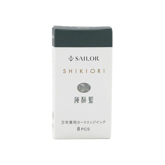 Sailor Shikiori Miruai Fountain Pen Ink Cartridge - 8 - pcs in Paper Box (New Packing) - Ink Cartridge