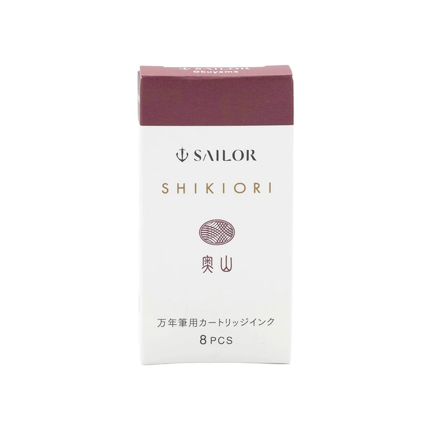 Sailor Shikiori Okuyama Fountain Pen Ink Cartridge - 8 - pcs in Paper Box (New Packing) - Ink Cartridge