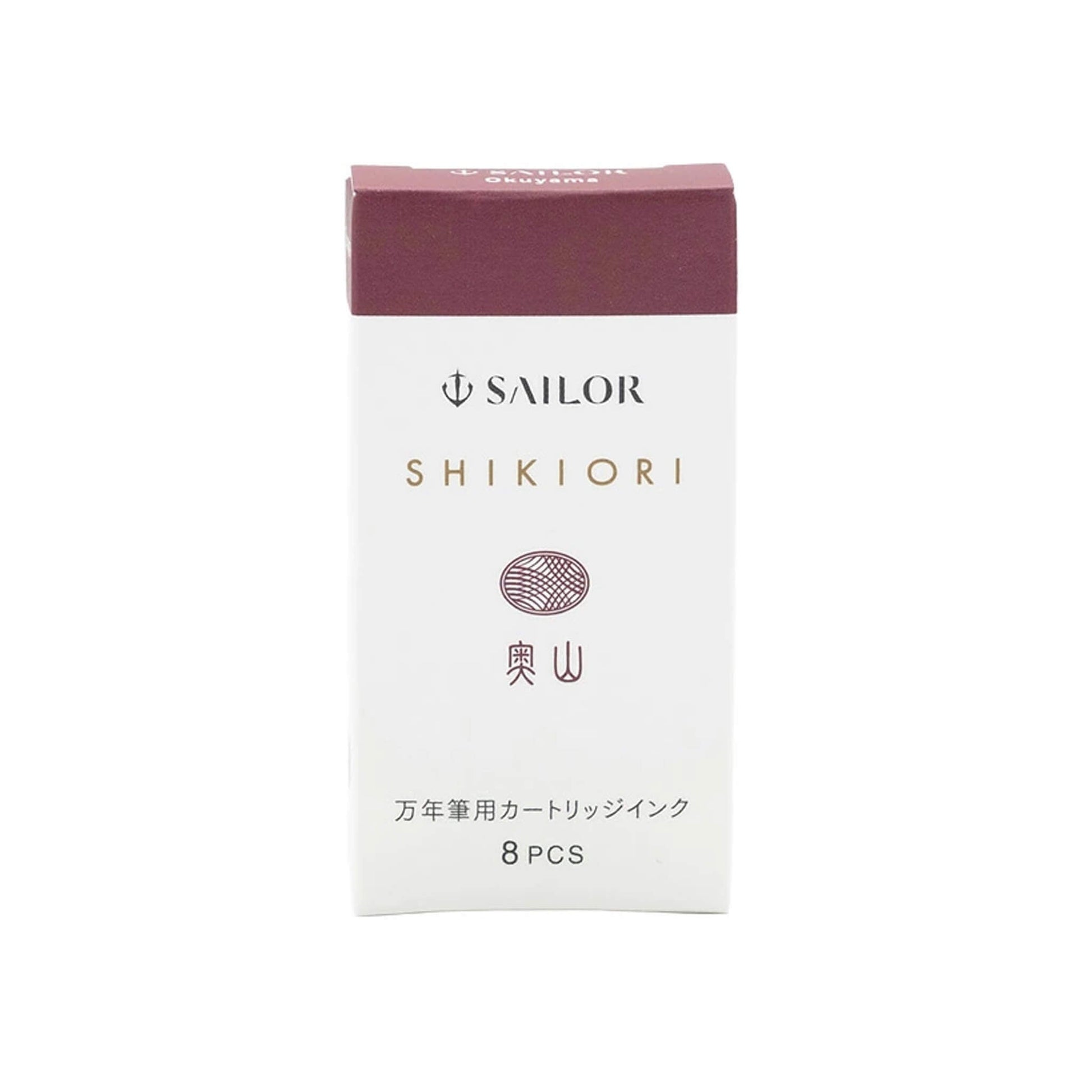 Sailor Shikiori Okuyama Fountain Pen Ink Cartridge - 8 - pcs in Paper Box (New Packing) - Ink Cartridge