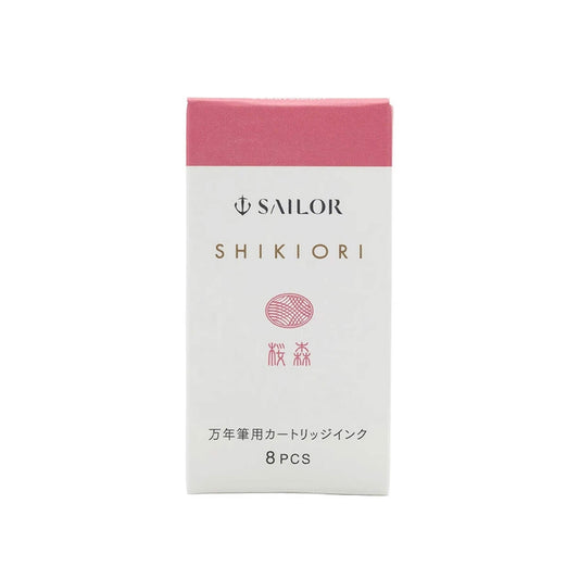 Sailor Shikiori Sakuramori Fountain Pen Ink Cartridge - 8 - pcs in Paper Box (New Packing) - Ink Cartridge