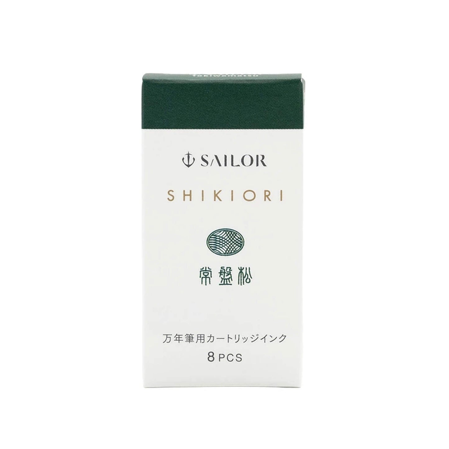 Sailor Shikiori Tokiwamatsu Fountain Pen Ink Cartridge - 8 - pcs in Paper Box (New Packing) - Ink Cartridge