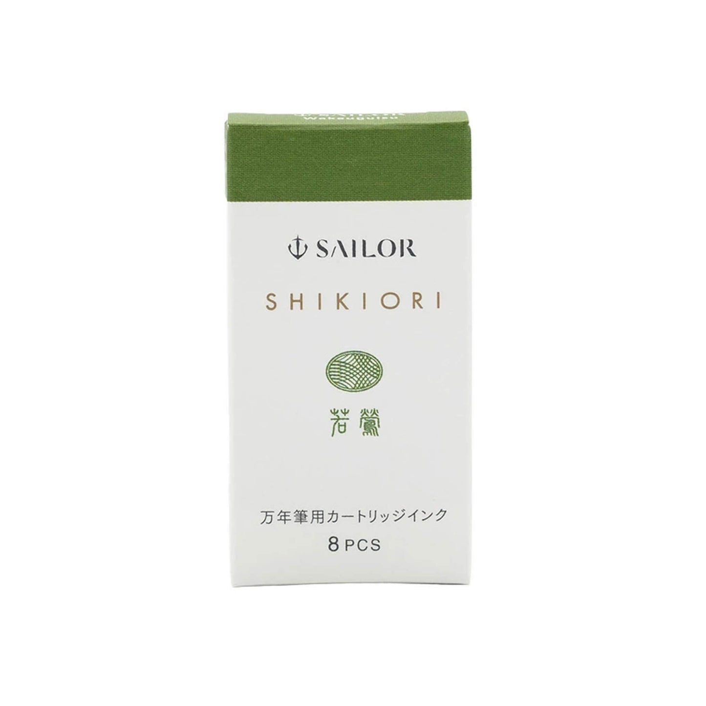 Sailor Shikiori Wakauguisu Fountain Pen Ink Cartridge - 8 - pcs in Paper Box (New Packing) - Ink Cartridge