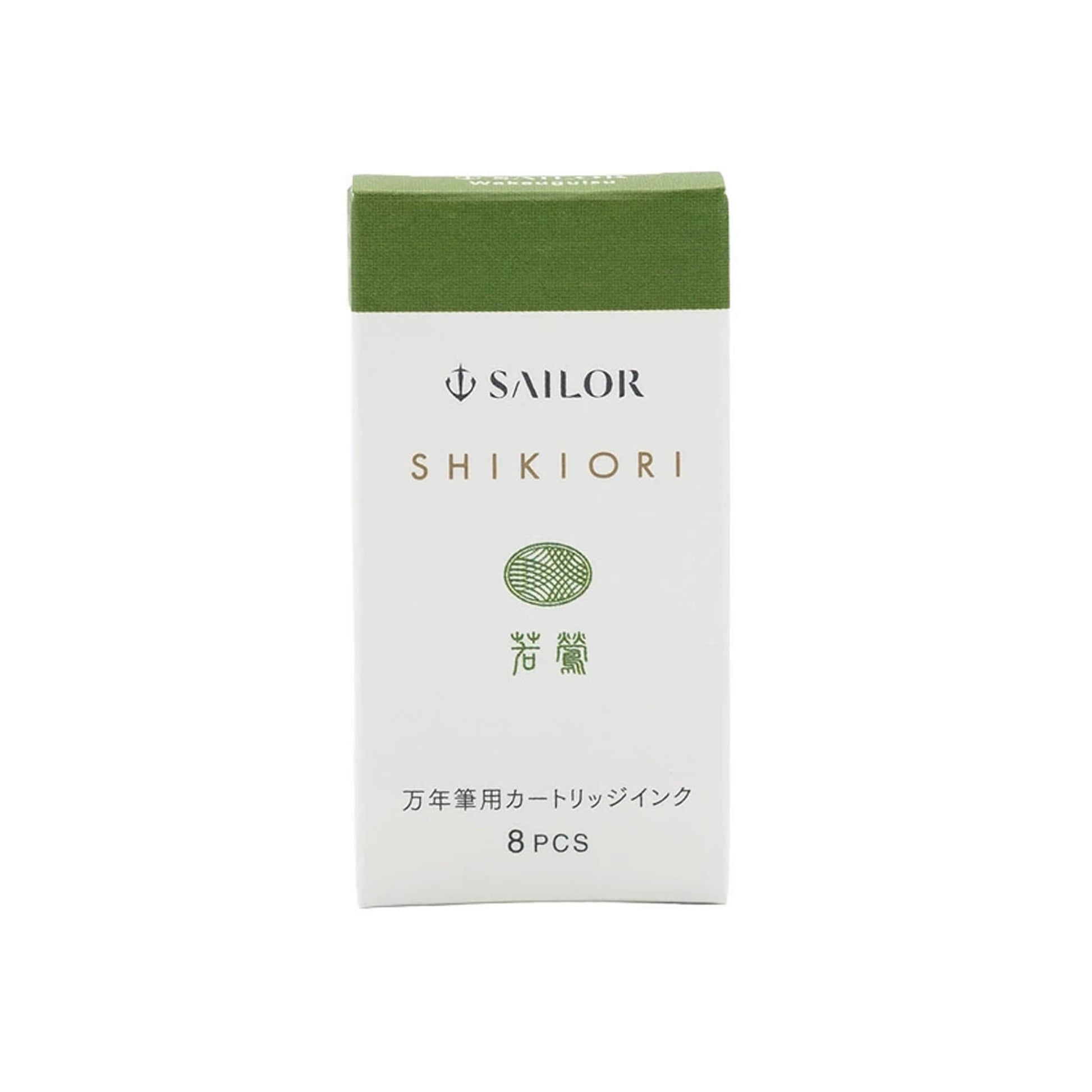 Sailor Shikiori Wakauguisu Fountain Pen Ink Cartridge - 8 - pcs in Paper Box (New Packing) - Ink Cartridge