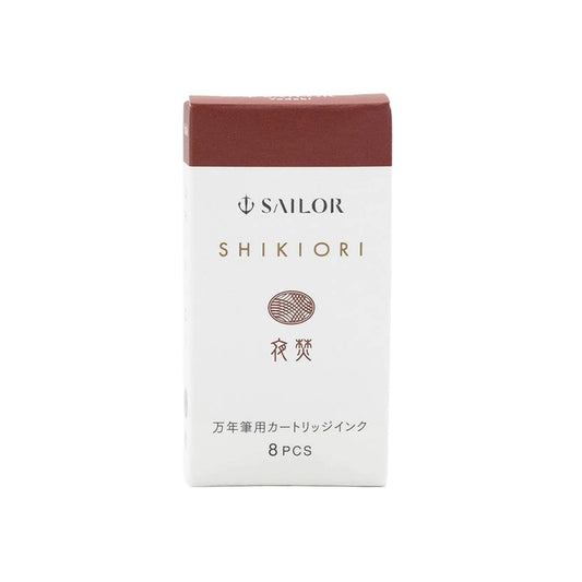 Sailor Shikiori Yodaki Fountain Pen Ink Cartridge - 8 - pcs in Paper Box (New Packing) - Ink Cartridge