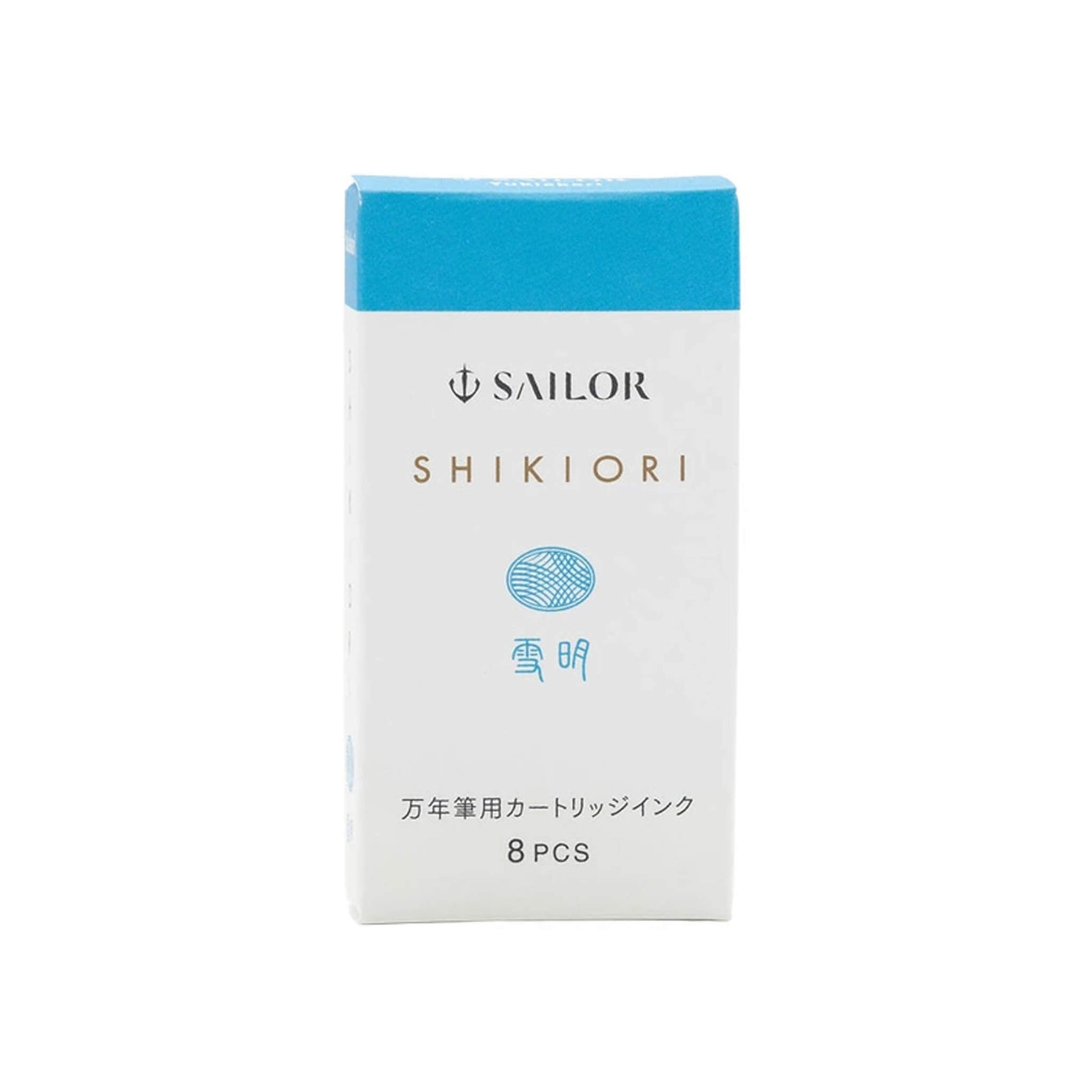 Sailor Shikiori Yukiakari Fountain Pen Ink Cartridge - 8 - pcs in Paper Box (New Packing) - Ink Cartridge
