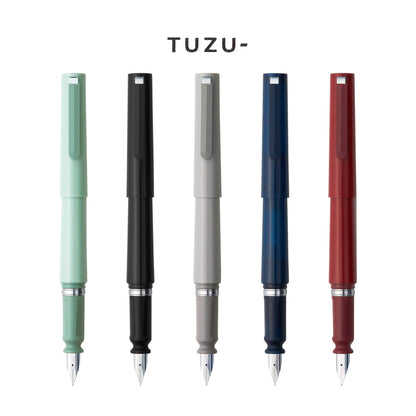 Sailor Tuzu Adjust Fountain Pen B Fine Nib - Green - Steel Nib