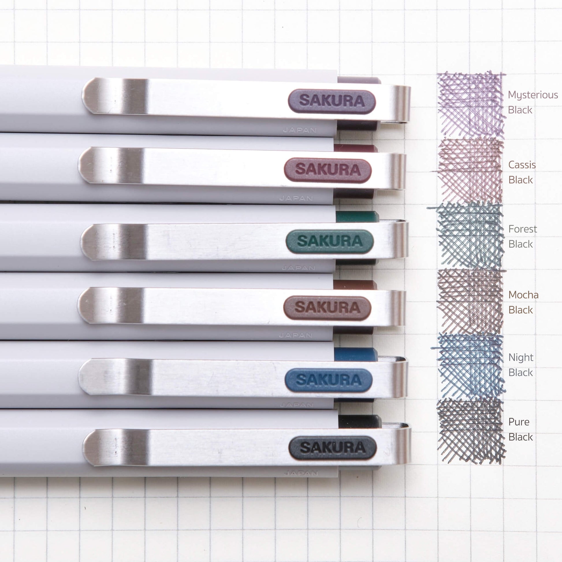 Sakura Ballsign iD Gel Pen 0.4mm - Pure Black (Black) - Gel & Rollerball Pens