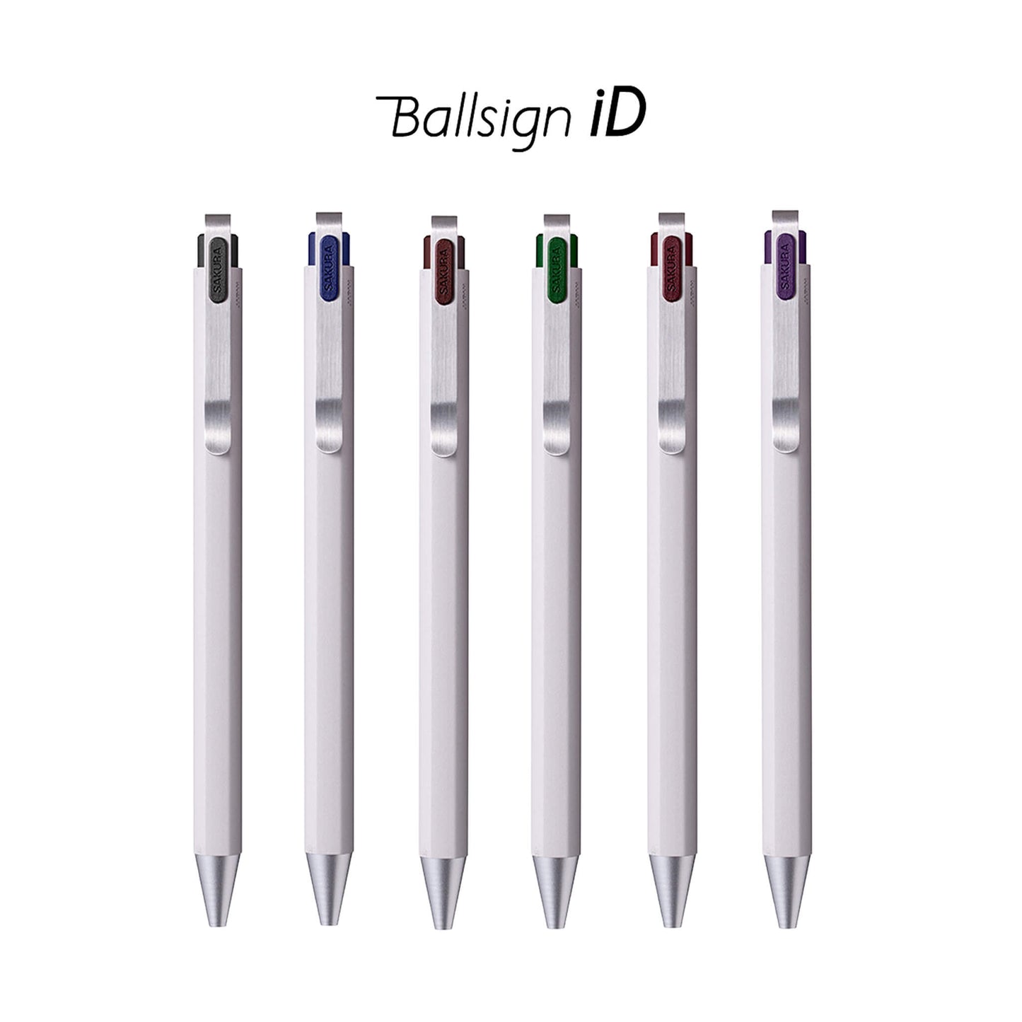 Sakura Ballsign iD Gel Pen 0.4mm - Pure Black (Black) - Gel & Rollerball Pens