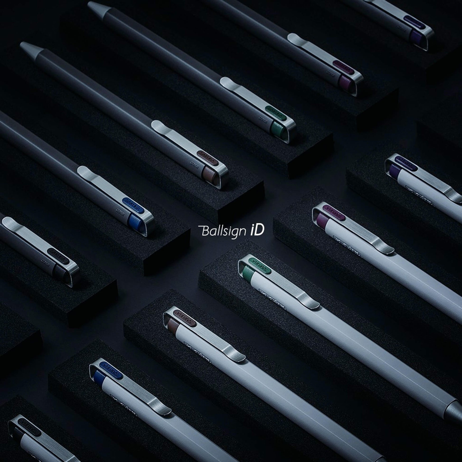 Sakura Ballsign iD Gel Pen 0.4mm - Pure Black (Black) - Gel & Rollerball Pens