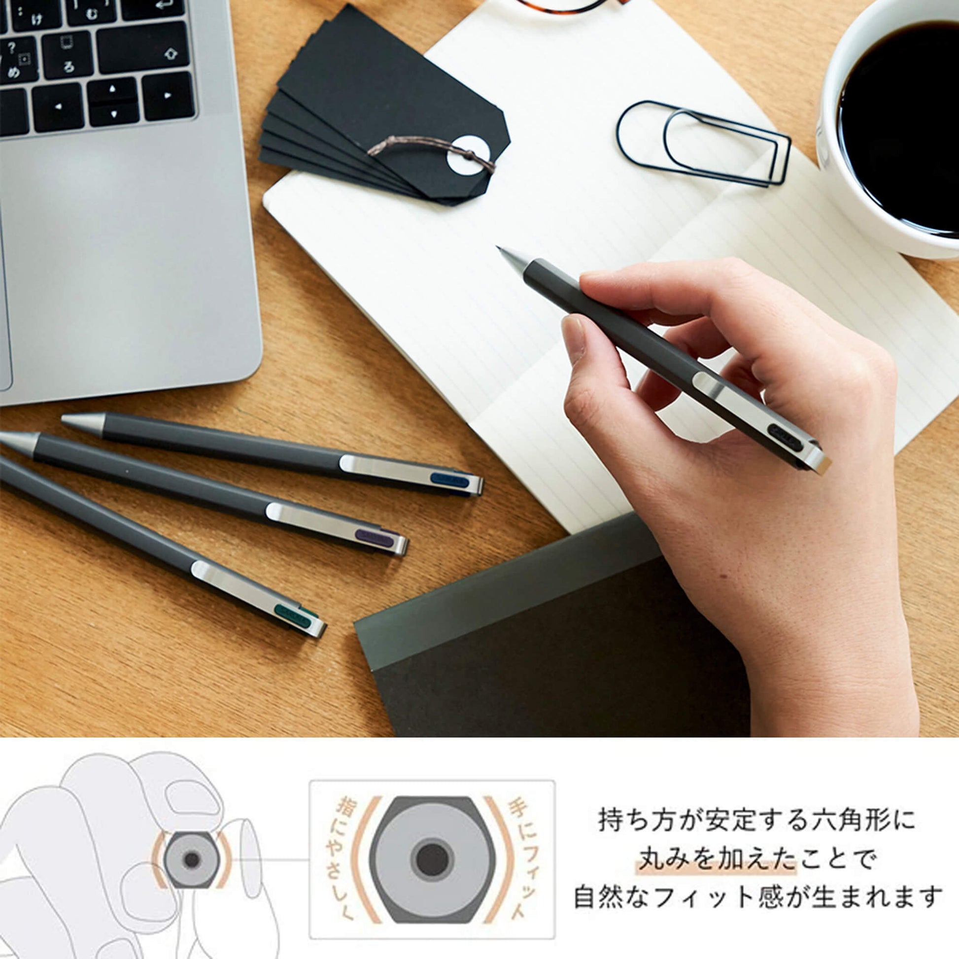 Sakura Ballsign iD Gel Pen 0.5mm - Pure Black (Black) - Gel & Rollerball Pens