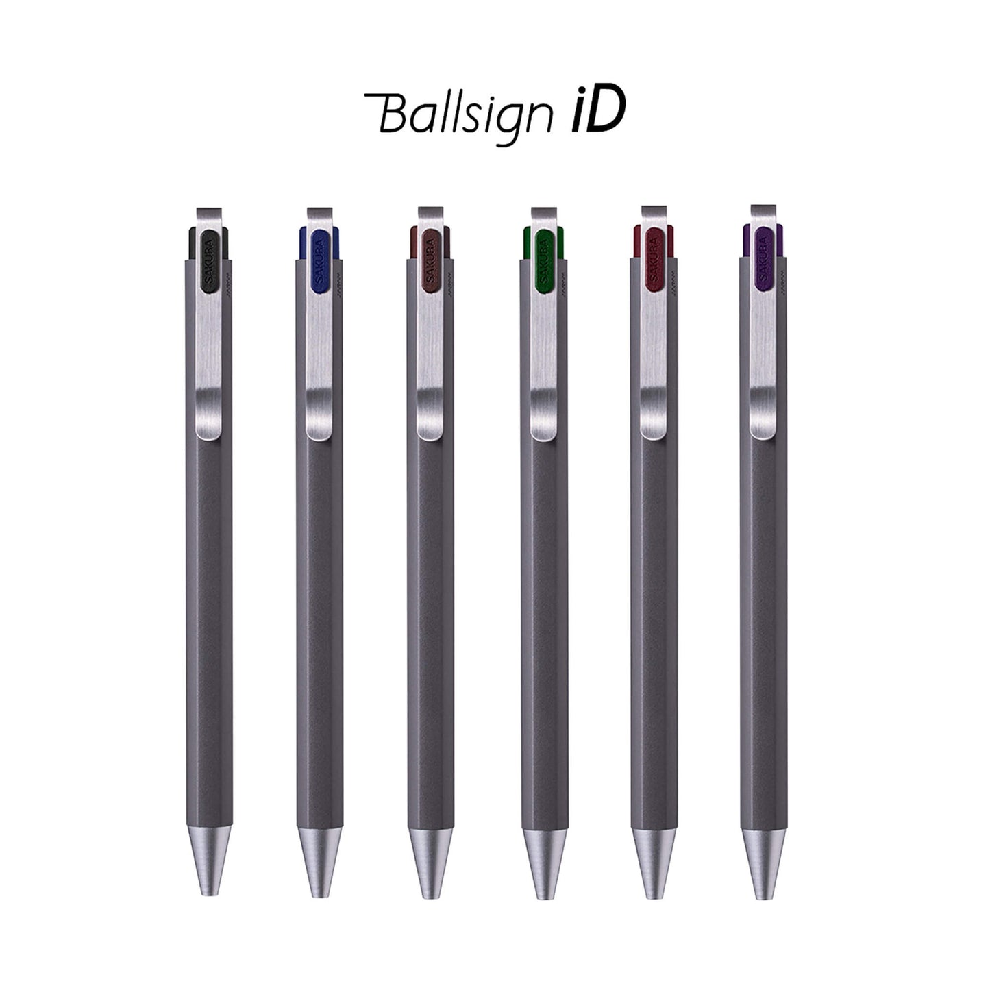 Sakura Ballsign iD Gel Pen 0.5mm - Pure Black (Black) - Gel & Rollerball Pens