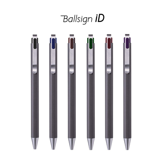 Sakura Ballsign iD Gel Pen 0.5mm - Pure Black (Black) - Gel & Rollerball Pens