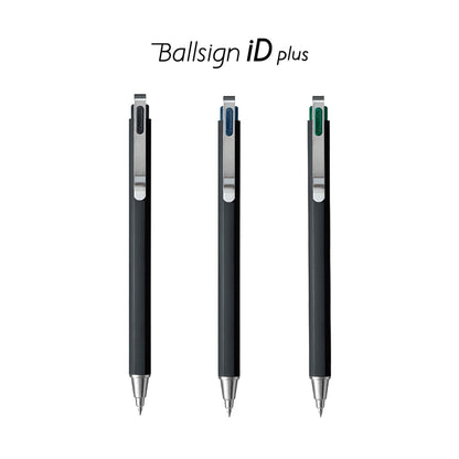 Sakura Ballsign iD Plus Gel Pen 0.5mm - Pure Black (Black) - Gel & Rollerball Pens