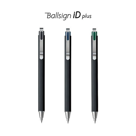 Sakura Ballsign iD Plus Gel Pen 0.5mm - Pure Black (Black) - Gel & Rollerball Pens